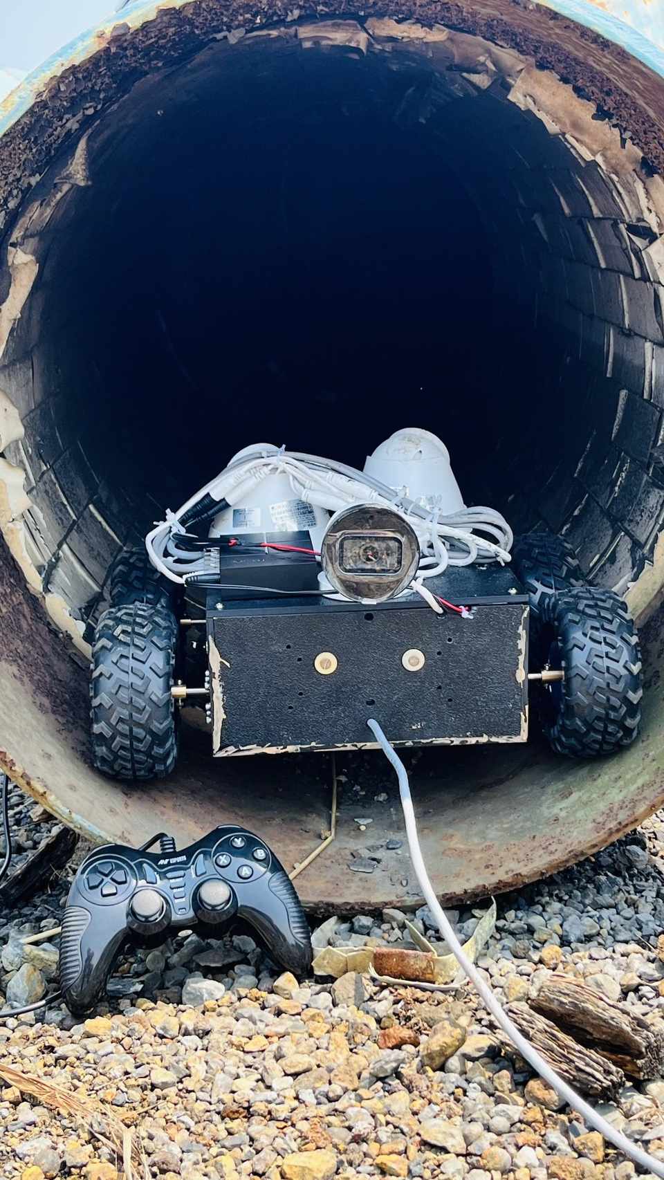 Pipe Inspection Rover Deployment