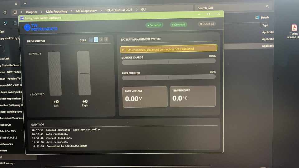 Rover Control Dashboard